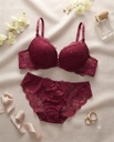 Women's Floral Lace Lingerie Set - 2 Piece